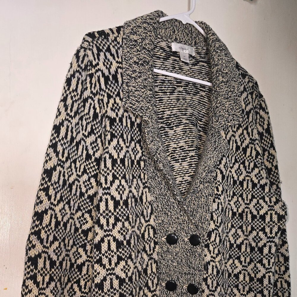 CJ Banks double breasted cardigan sz 2XL